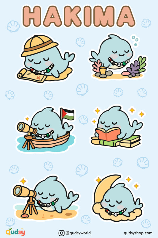 Qudsy World Character Sticker Sheets
